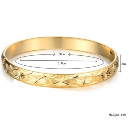Bracciale Elegante Da Donna Di Alta Qualità Placcato Oro 18 Carati