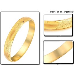Bracciale Rigido Placcato Oro 18 Carati Con Scrub Femminile Di Reliable Reputation