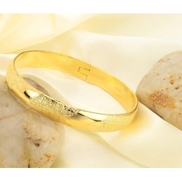 Bracciale Rigido Placcato Oro 18 Carati Con Scrub Femminile Di Reliable Reputation