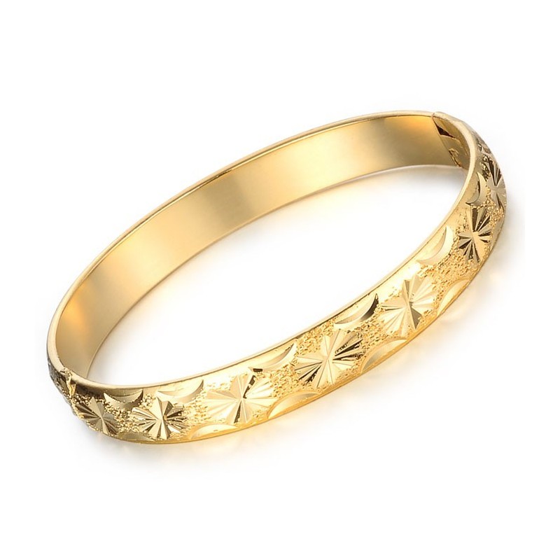 Braccialetto Elegante Da Donna, Placcato In Oro 18 Carati, Di Qualità Stabile Braccialetto Elegante Da Donna, Placcato In Oro 18 Carati, Di Qualità Stabile