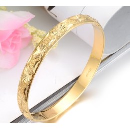 Braccialetto Elegante Da Donna, Placcato In Oro 18 Carati, Di Qualità Stabile