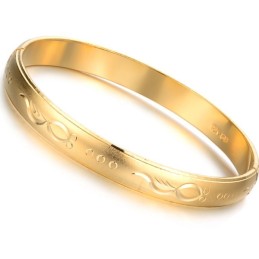 Bracciale Da Donna Di Alta Qualità Placcato Oro 18 Carati