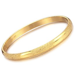 Bracciale Da Uomo Placcato Oro 18 Carati, Durevole Nell'Uso