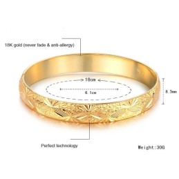 Bracciale Da Donna Di Alta Qualità Placcato Oro 18 Carati