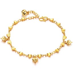 Bracciale Da Donna Sweetheart Di Qualità Stabile, Placcato Oro 18 Carati
