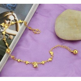 Bracciale Da Donna Sweetheart Di Qualità Stabile, Placcato Oro 18 Carati