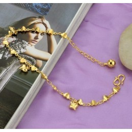 Bracciale Da Donna Sweetheart Di Qualità Stabile, Placcato Oro 18 Carati