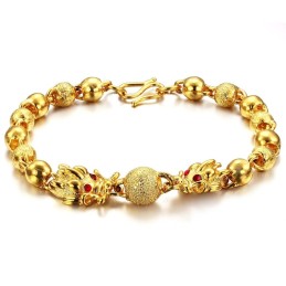 Bracciale A Forma Di Drago Placcato Oro 18 Carati, Qualità E Quantità Garantite