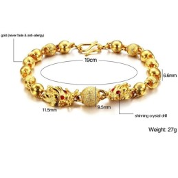Bracciale A Forma Di Drago Placcato Oro 18 Carati, Qualità E Quantità Garantite