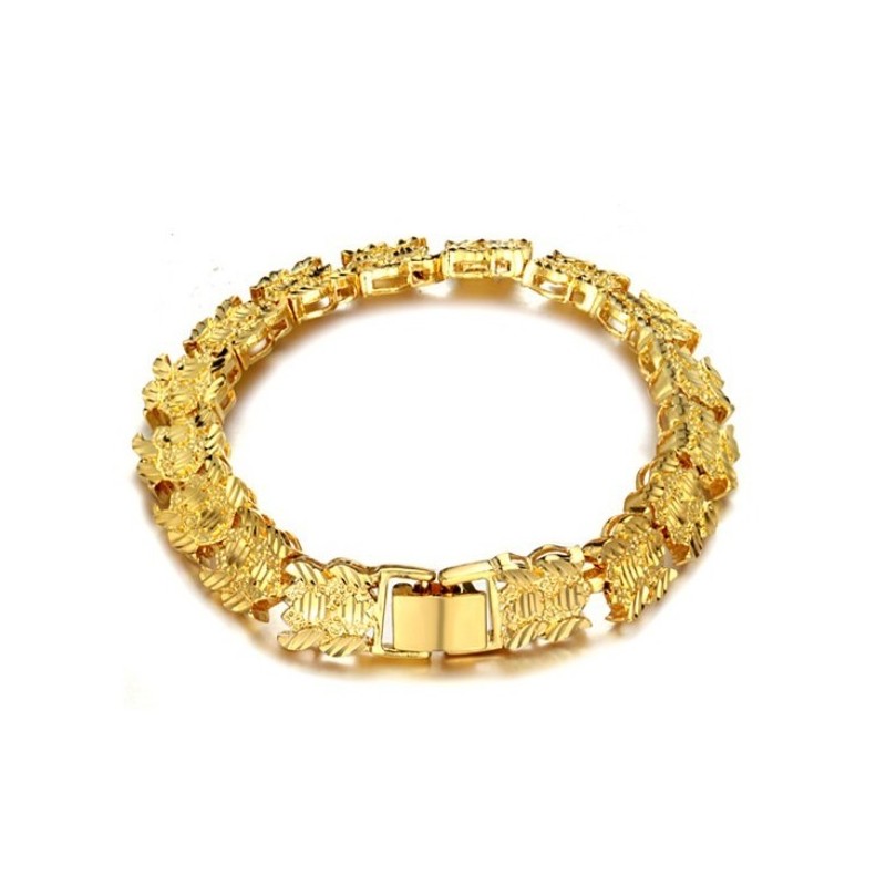 Bracciale Da Donna Di Alta Qualità Placcato Oro 18 Carati Bracciale Da Donna Di Alta Qualità Placcato Oro 18 Carati