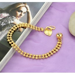 Bracciale Da Donna A Forma Di Palla, Placcato Oro 18 Carati, The Queen Of Quality