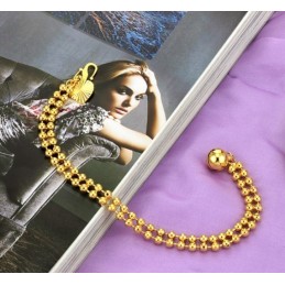 Bracciale Da Donna A Forma Di Palla, Placcato Oro 18 Carati, The Queen Of Quality