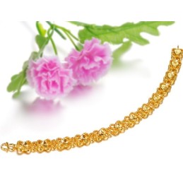 Bracciale Da Donna Di Alta Qualità Placcato Oro 18 Carati Con Ciondolo A Forma Di Cuore