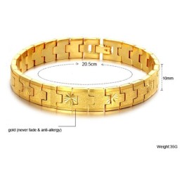 Noto Per Il Suo Raffinato Bracciale Da Donna Placcato In Oro 18 Carati