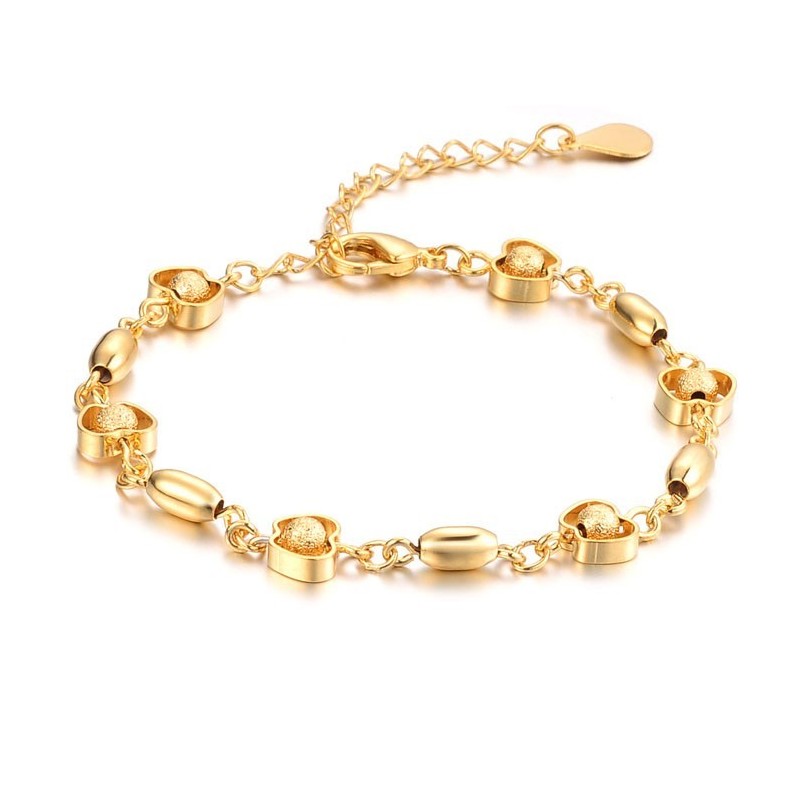Bracciale Da Donna A Forma Di Mela, Placcato Oro 18 Carati, The Queen Of Quality Bracciale Da Donna A Forma Di Mela, Placcato Oro 18 Carati, The Queen Of Quality