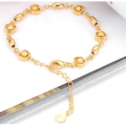 Bracciale Da Donna A Forma Di Mela, Placcato Oro 18 Carati, The Queen Of Quality