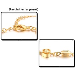 Bracciale Da Donna A Forma Di Mela, Placcato Oro 18 Carati, The Queen Of Quality