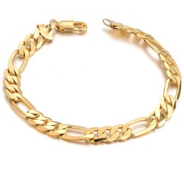 Bracciale Da Uomo Placcato Oro 18 Carati, Facile Da Usare