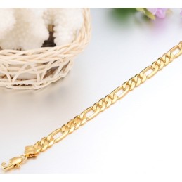 Bracciale Da Uomo Placcato Oro 18 Carati, Facile Da Usare