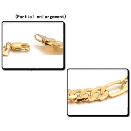 Bracciale Da Uomo Placcato Oro 18 Carati, Facile Da Usare