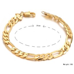 Bracciale Da Uomo Placcato Oro 18 Carati, Facile Da Usare
