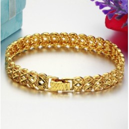 Bracciale Da Donna Di Qualità Superiore Placcato Oro 18 Carati