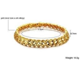 Bracciale Da Donna Di Qualità Superiore Placcato Oro 18 Carati