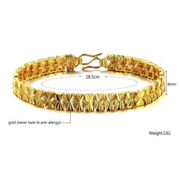 Bracciale Da Donna Placcato Oro 18 Carati, Durevole E Di Lunga Durata