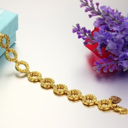 Bracciale Da Donna Placcato Oro 18 Carati Di Qualità Stabile