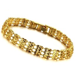 Bracciale Da Donna Di Alta Qualità Placcato Oro 18 Carati