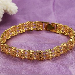 Bracciale Da Donna Di Alta Qualità Placcato Oro 18 Carati