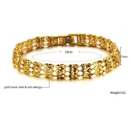 Bracciale Da Donna Di Alta Qualità Placcato Oro 18 Carati