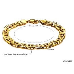 Bracciale Da Donna Di Alta Qualità Placcato Oro 18 Carati