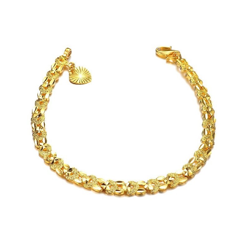 Bracciale Elegante Da Donna Placcato Oro 18 Carati, Qualità E Quantità Garantite Bracciale Elegante Da Donna Placcato Oro 18 Carati, Qualità E Quantità Garantite