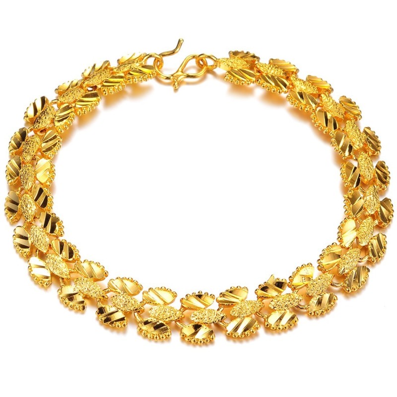 Bracciale Da Donna Placcato Oro 18 Carati, Facile Da Usare Bracciale Da Donna Placcato Oro 18 Carati, Facile Da Usare
