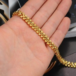 Ampia Varietà Di Bracciale Da Donna Placcato Oro 18 Carati