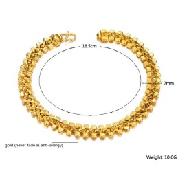 Ampia Varietà Di Bracciale Da Donna Placcato Oro 18 Carati