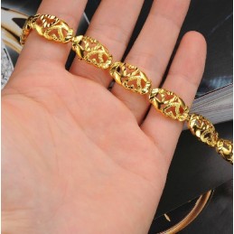 Bracciale Placcato Oro 18 Carati Con Cuore Da Donna, Reputazione Affidabile