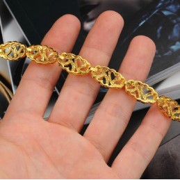 Bracciale Placcato Oro 18 Carati Con Cuore Da Donna, Reputazione Affidabile