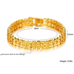 Bracciale Da Donna Placcato Oro 18 Carati Di Qualità Superiore