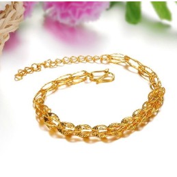 Bracciale Da Donna Placcato Oro 18 Carati, Qualità E Quantità Garantite