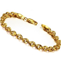 Bracciale Da Donna Placcato Oro 18 Carati, Durevole E Di Lunga Durata