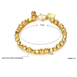 Bracciale Da Donna Placcato Oro 18 Carati Di Eccellente Qualità