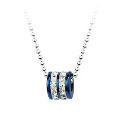 Ciondolo In Titanio A Forma Di Anello Da Uomo Alla Moda - Catena Gratuita