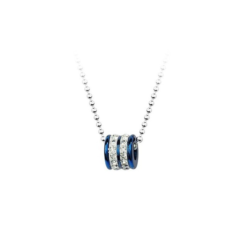 Ciondolo In Titanio A Forma Di Anello Da Uomo Alla Moda - Catena Gratuita Ciondolo In Titanio A Forma Di Anello Da Uomo Alla Moda - Catena Gratuita