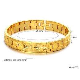 Bracciale Elegante Placcato Oro 18 Carati Da Donna, Venduto Bene In Tutto Il Mondo