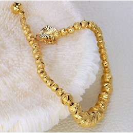 Bracciale Da Donna Di Alta Qualità A Forma Di Palla, Placcato Oro 18 Carati