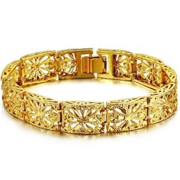 Bracciale Placcato Oro 18 Carati Con Ciondolo A Forma Di Cava Da Donna, Qualità E Quantità Garantite