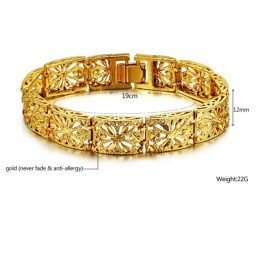 Bracciale Placcato Oro 18 Carati Con Ciondolo A Forma Di Cava Da Donna, Qualità E Quantità Garantite