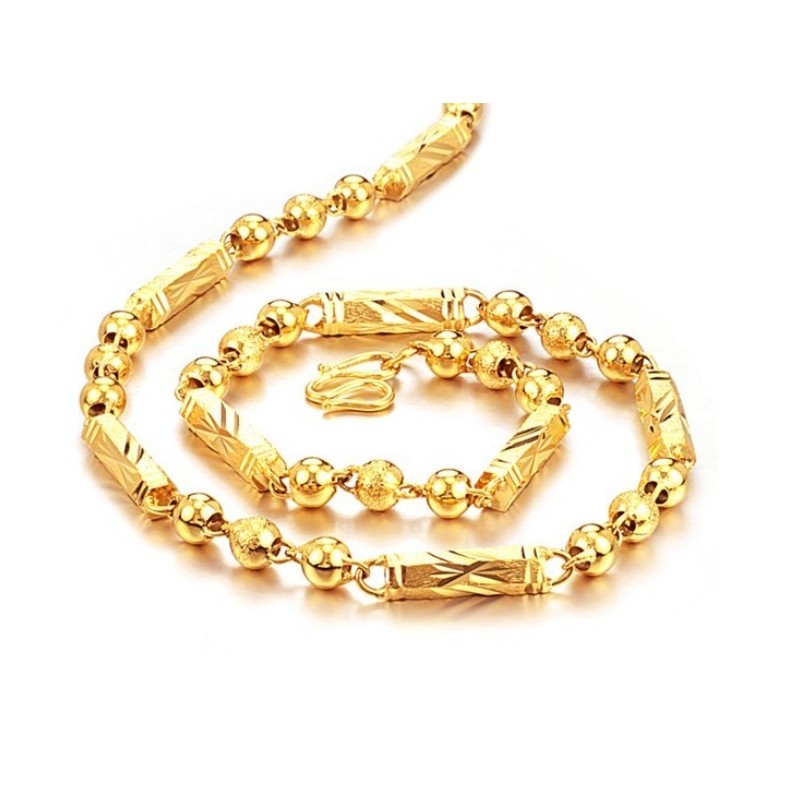 Collana Con Scrub Maschile Facile Da Usare, Placcata In Oro 18 Carati Collana Con Scrub Maschile Facile Da Usare, Placcata In Oro 18 Carati